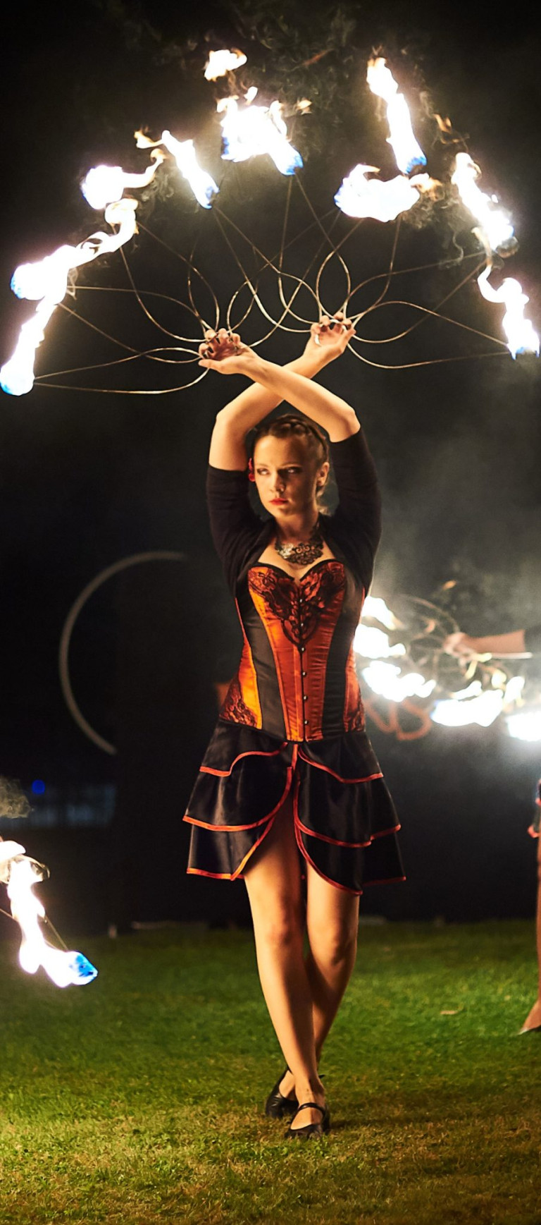 Inferis Teatr Ognia fireshow pokaz tańca z ogniem