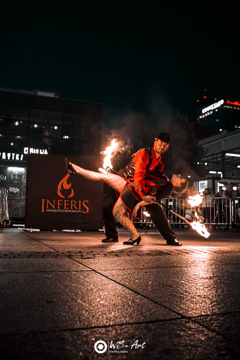 Inferis Teatr Ognia fireshow taniec z ogniem