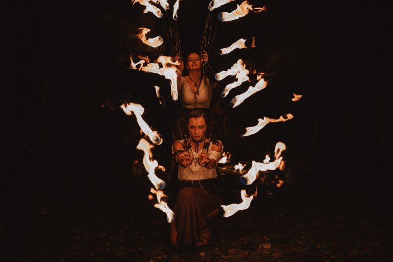 Inferis Teatr Ognia fireshow taniec z ogniem